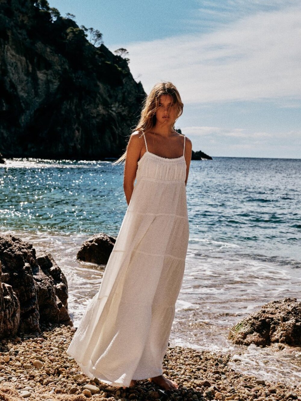 Zara Cotton Gauze Dress